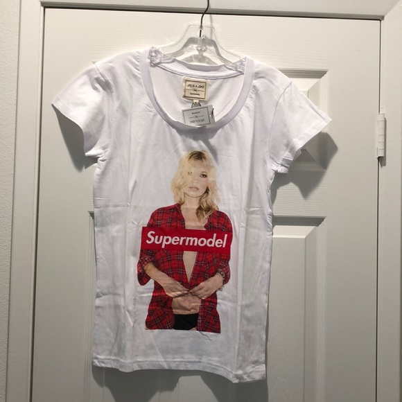 Charcoal Little Eleven Paris Kate Moss Tank Top main image 1